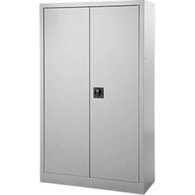 Schäfer Shop Select  archiefkast, afsluitbaar, hoogte 1585 mm, breedte 950 mm, aluminium zilver