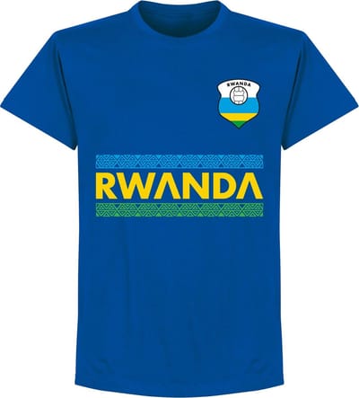 Rwanda Team T-shirt - Blauw - S