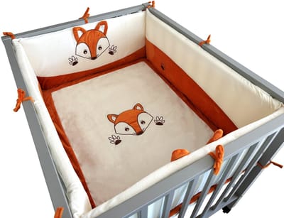 Stefano fashion - Vos - Parkomrander - Boxomrander - 340x30 cm - zachte pluche