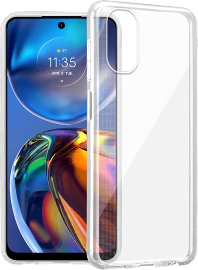 Cadorabo Hoesje geschikt voor Motorola MOTO E32 4G / E32S in VOLLEDIG TRANSPARANT - Beschermhoes gemaakt van flexibel TPU Silicone Case Cover