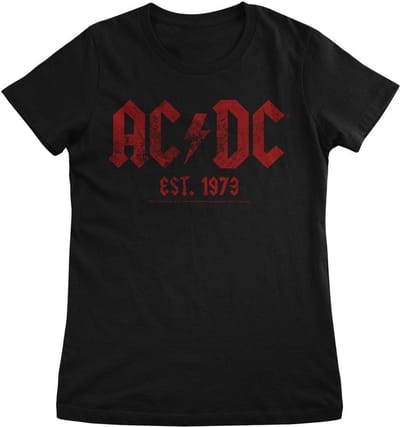 AC/DC Dames vintage T-shirt uit 1979, Girly PS-5-ACDC003-H55-1