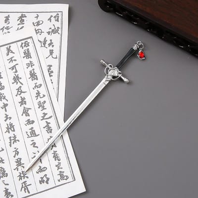 Nieuwe Chinese oude stijl Hanfu haarspeld eenvoudige elegante hoofddeksels vrouwen geometrische vorm legering haaraccessoires hoofdtooi elektropl