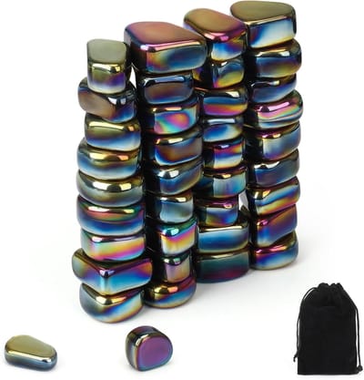 40 Gekleurde Hematiet Magneten - Magnetische Schaakset voor Kreatieve Projecten en Decoratie