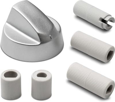 Universele Draaiknop voor Oven en Fornuis met 5 Adapters - Ø 43 mm
