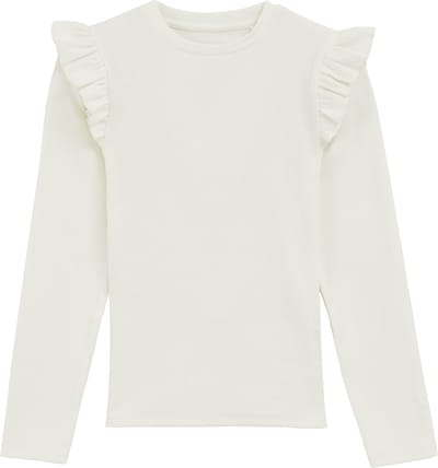 WE Fashion Meisjes geribd T-shirt