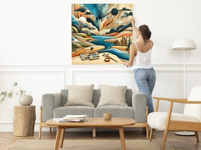 Kunstprint | Wanddecoratie | Dibond | 30 × 30 cm