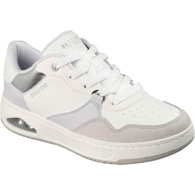 Skechers UNO CTL - Subtiele Glans Polyurethaan Dames Witte Standaard Sneakers