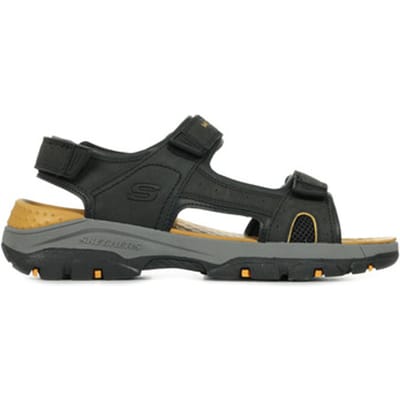 Skechers Tresmen-Hirano 204106-BLK, Mannen, Zwart, Sportsandalen maat: 42 EU