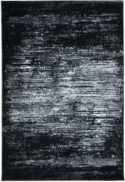 Blanca Vloerkleed – Laagpolig Vloerkleed Vintage – Zwart – 240x330 cm