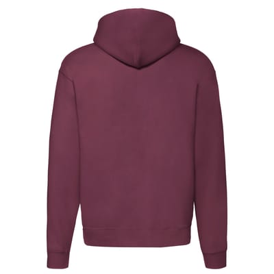 Fruit of the Loom Heren Premium Full Zip Hoodie (Bourgondië)
