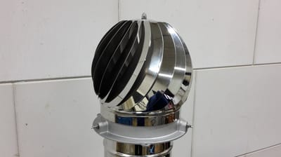 Colt Rotorvent Mini Roterende schoorsteenkap -roterende trekkap - RVS
