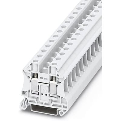 Phoenix Contact 3046317 Doorgangsserieklem 10.2 mm Schroeven Wit 50 stuk(s)