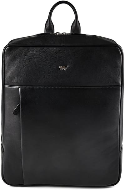 Braun Büffel Golf 3.0 Zakelijke rugzak Leder 37 cm Laptopvak - 38cm (15 duim) - schwarz
