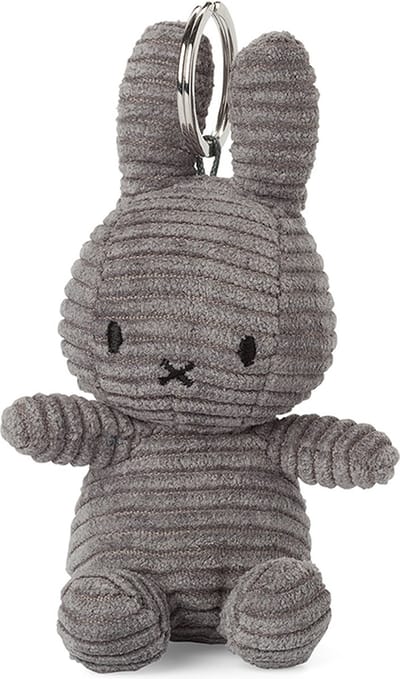 Nijntje Sleutelhanger Corduroy Grey ECO 10 cm