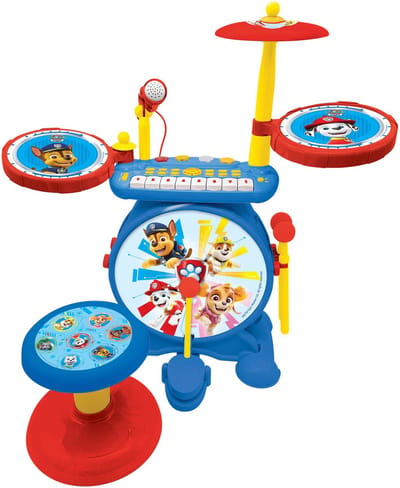 Mijn Rockband Paw Patrol compleet elektronische lichtgevende drumset met kruk