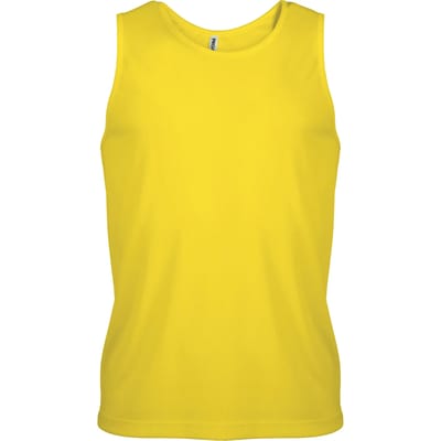 Herensporttop overhemd 'Proact' True Yellow - S