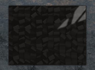TMK ArtDeko - Snijplank - 30x22 cm - Glas - Zwart