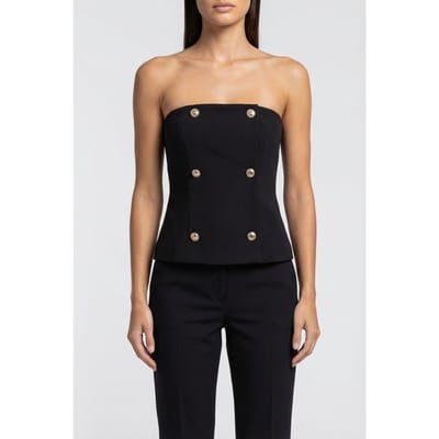 GUESS Marciano By  Becky Bustier Top Jet Black Taglia: 38 | Body Outlet | Donna | Nero