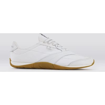 Cariuma Sutai Nylon And Soft Grain Leather Gum Warm White Size: 40.5 | Sneakers Outlet | Unisex | Wit