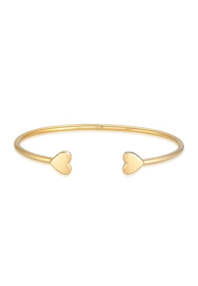 Elli PREMIUM - Armband - Armreif Offen Herz Liebe Love Valentin 925 Silber - Dames