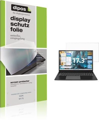 dipos – 2x Matte Beschermfolie geschikt voor SGIN M17S | Krasbestendige & antireflecterende Screenprotector Ultra-Thin