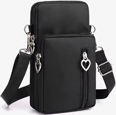 Actie4you® - Crossbody Tas - Schoudertas – Telefoon tasje - Dames - Lichtgewicht – Compacte Schoudertas – Telefoon tas - Zwart
