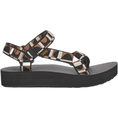 Teva W Midform Universal - Dames Sandalen - Zwart/Bruin - Maat 36