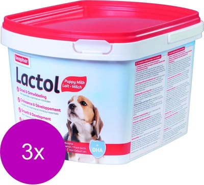 3x Beaphar Lactol Melk Puppy 250 gr