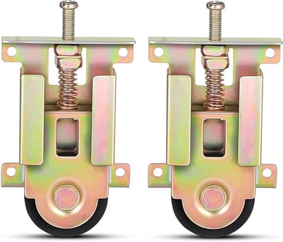 2 Stuks Schuifdeurwielen voor Spiegeldeuren, Reservewielen voor Houten en Metalen Frames, Duurzaam en Stijlvol