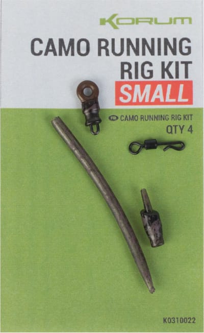 Korum Camo Running Rig Kit (4 pcs) - Maat : Small