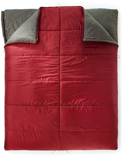 Exped Megasleep Duo - Burgundy rood / Deepsea blauw / Moraine bruin