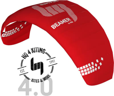 Hq Kites Vierlijnsmatrasvlieger Beamer Vi 4.0 374 Cm Rood