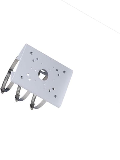 Muurbeugel Clips - Camera Houders - Beveiliging Thuis - Roestvrij Staal - 6 Ringen - Zilver