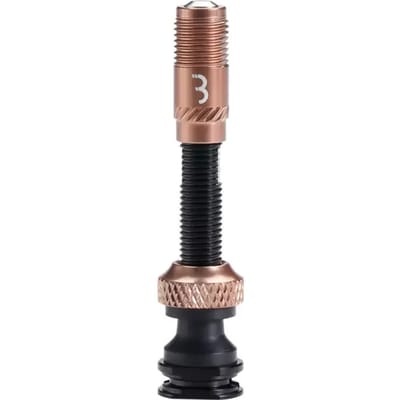 BBB Cycling CoreCap AL Valve - Tubeless Ventielset - 300% Meer Luchtstroom - Universele Pomp-compatibiliteit - Aluminium - 40mm - 2 stuks - Zwart - BTI-166