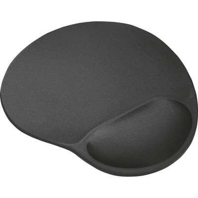 Trust BigFoot – Ergonomische Muismat – Gel Polssteun – Antislip – Zwart