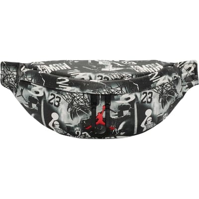 Jordan Synthetisch Leer Heuptasje Heren Zwart & Zeilwit ONESIZE