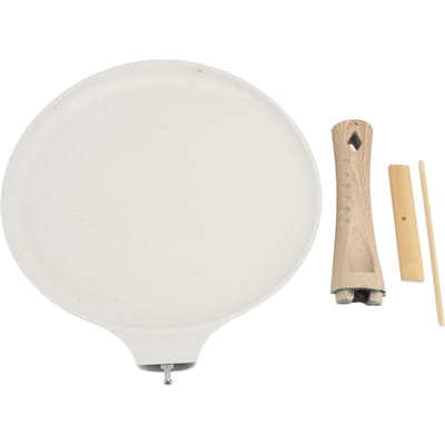 Pannenkoekenpan Anti-aanbak Multifunctioneel Geïntegreerd Kookplaat Crêpe Bakken Keuken Koker Grijs 28cm 28cm / 11.0in beige