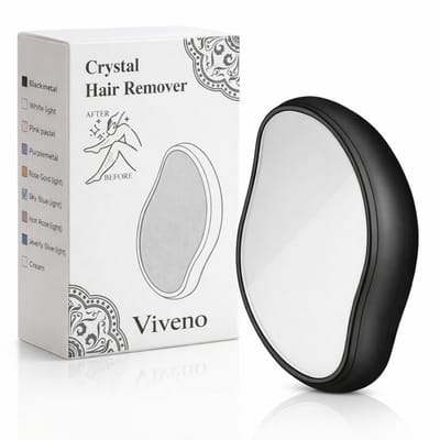 Viveno® Crystal Hair Remover - Kristalpad - Haarverwijderaar - Ontharing - Epilator - Ladyshave - Scrubi - Ontharingspad