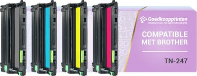 Huismerk Brother TN-247 (TN-243) toner cartridge Multipack