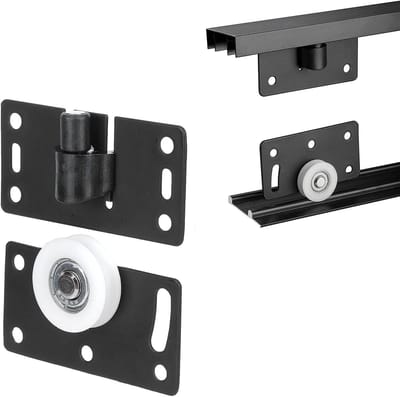 Nylon Wielen voor Schuifdeuren, Deurrollen en Pulley Hardware voor Kasten en Garderobes