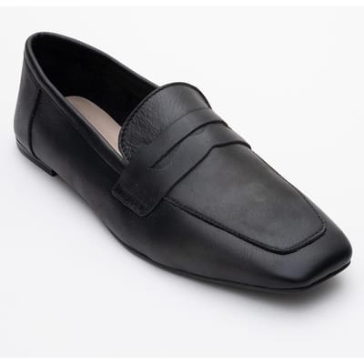 Morne Leren Loafers Dames