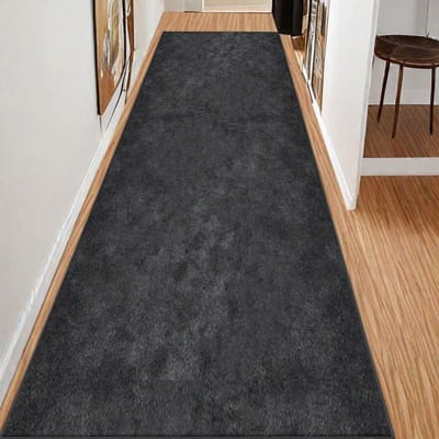 Tapis de couloir long style simple couleur unie décoration salon maison tapis couloir hall escaliers passage tapis de sol antidérapant 60*200cm