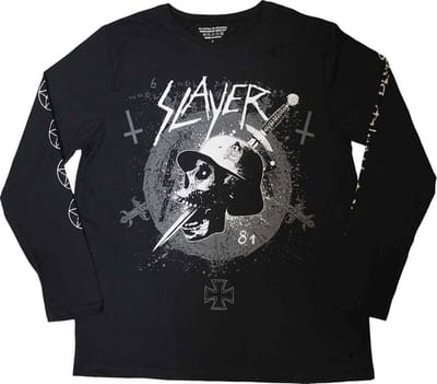 Slayer - Dagger Skull Longsleeve shirt - S - Zwart