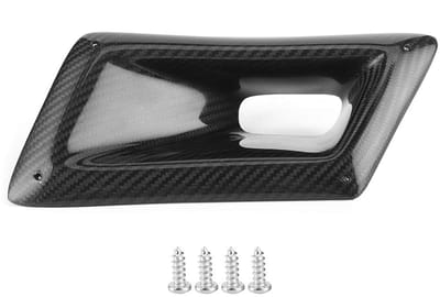 Dailygoods- Luchtinlaat - Bumper Air Vent Duct - Koolstofvezel - 3K Glanzend - Linkerkant - Versterkt aerodynamica - Luchtventilatie