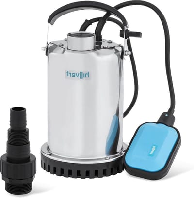 Dompelpomp - Waterpomp - Water Verplaatsen - Automatische Vlotterschakelaar - 7000 Liter Per Uur - Zilver