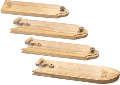 Apres Allstars Swig Ski 3000 - Modulaire shotski van grenenhout - Feestaccessoire