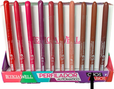 Leticia Well - Bruin lippotlood en oogpotlood draaibaar zacht / Automatic Eyeliner Lipliner Soft - Nummer 33308 - 1 stuks