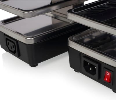 RA-2742 Connectable Raclette – Uitbreidbaar En Koppelbaar – Innovatief Design Voor 4 Personen – Zwart