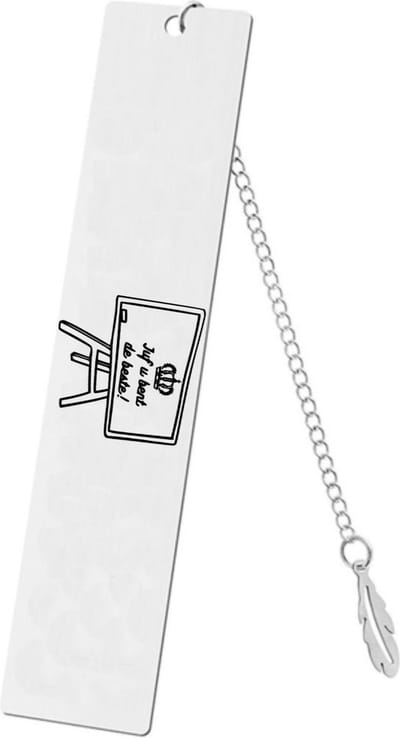 Akyol - juf u bent de beste boekenlegger - Juf - cadeaupakket juf - einde schooljaar - afscheid - leuk cadeau voor je juf om te geven