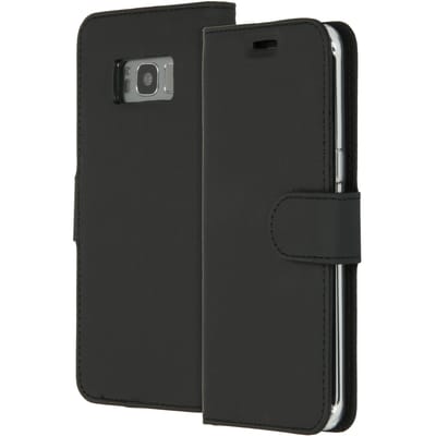 Accezz Hoesje - Geschikt voor Samsung Galaxy S8 - Wallet Softcase Bookcase - Zwart